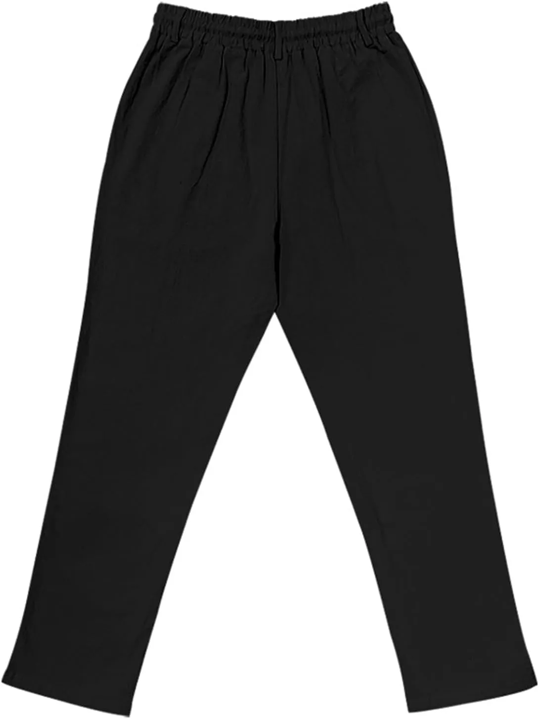 2025 Men's Casual Beach Pants Button Loose Fit Breathable Linen Pants