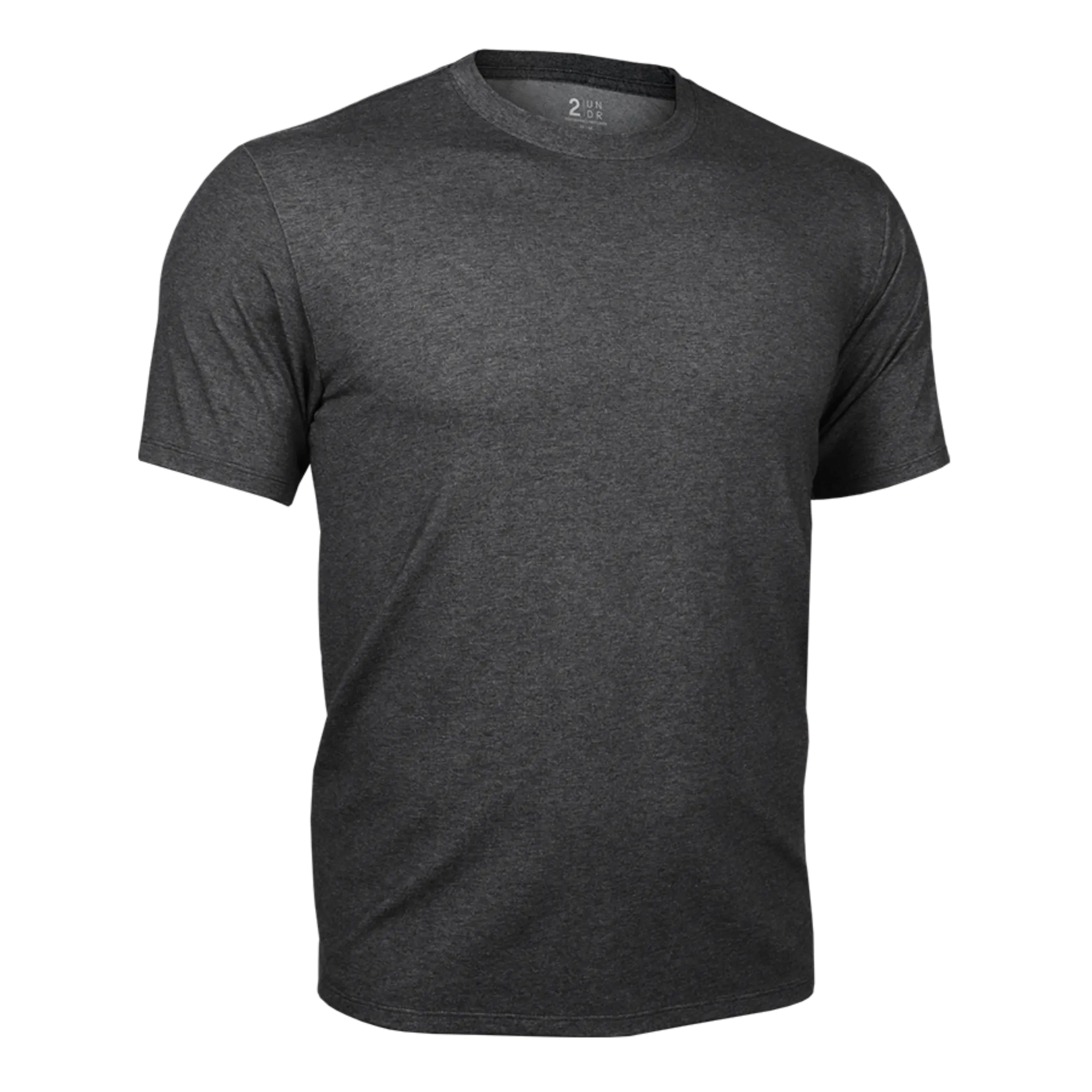 2UNDR Luxury Crew Tee - CHARCOAL