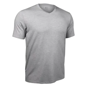 2UNDR Luxury V Neck Tee - GREY