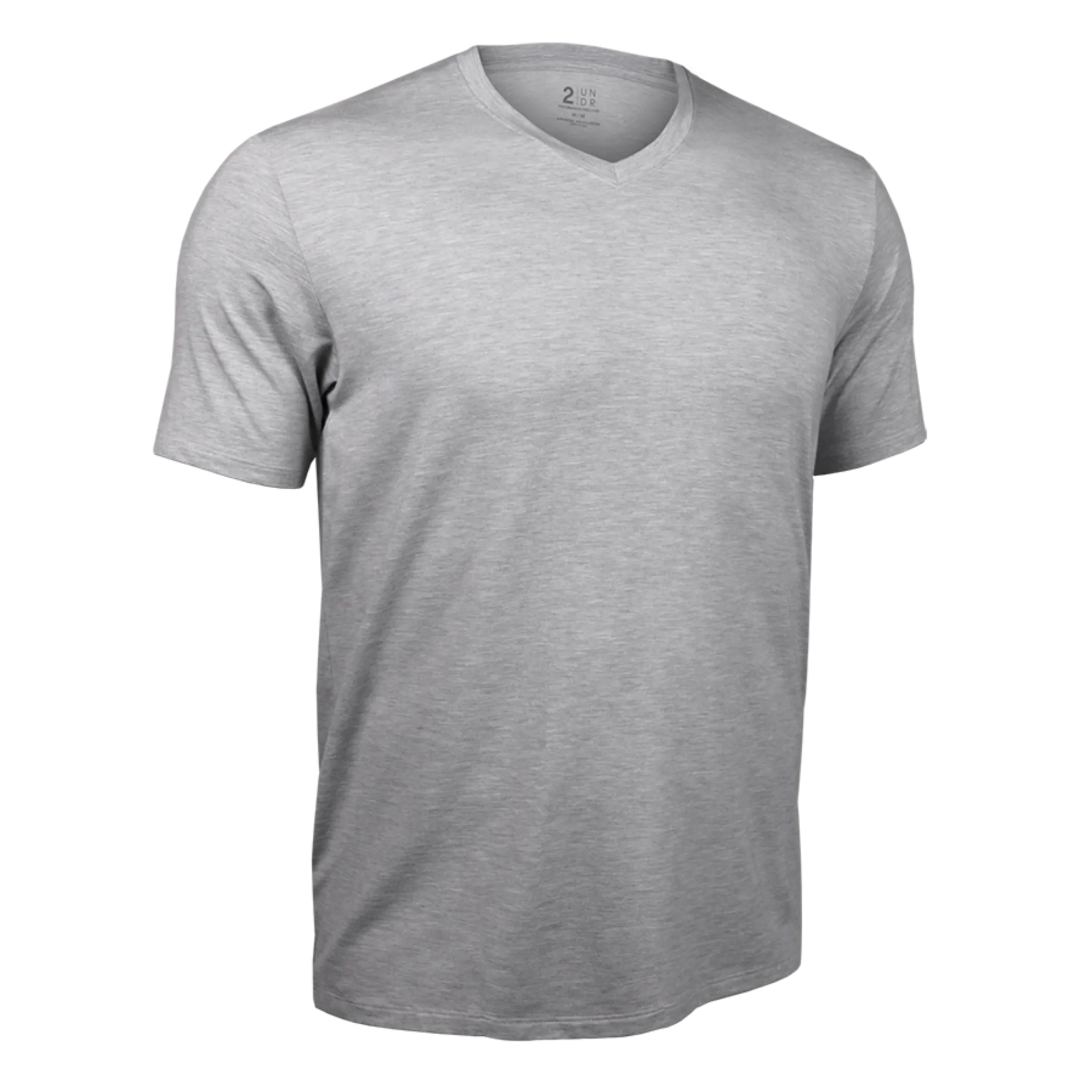 2UNDR Luxury V Neck Tee - GREY