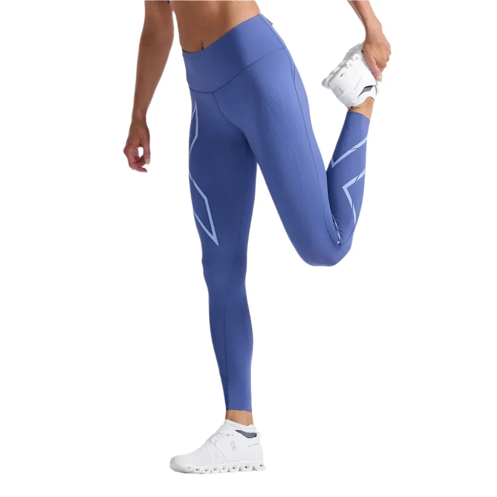 2XU Women's Light Speed Mid-Rise Compression Tights (MAR/ HRF)