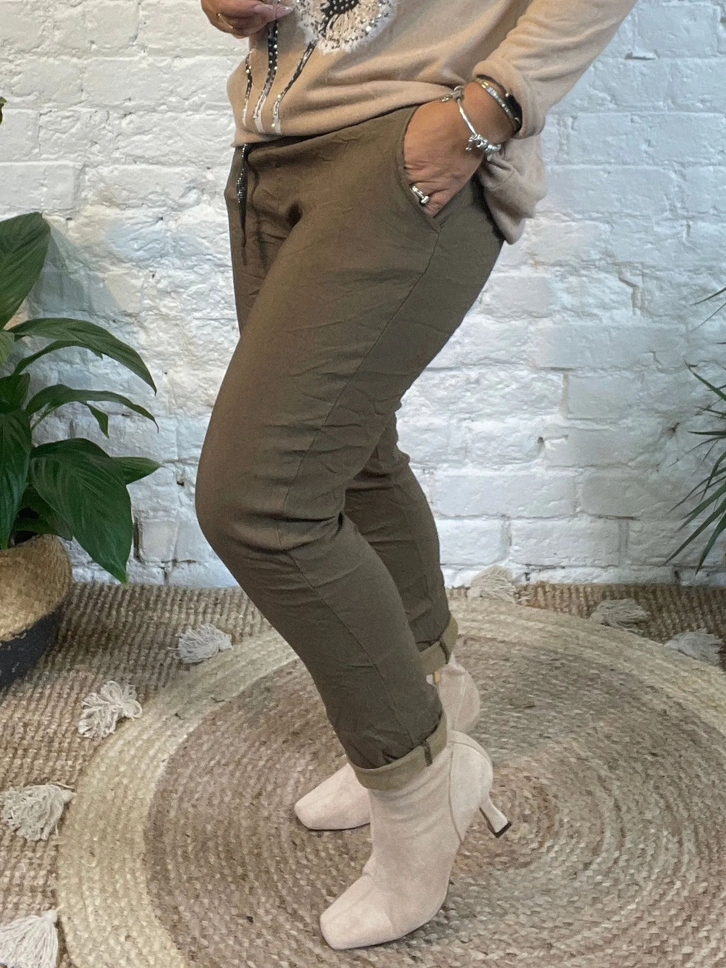 Basic Millie Magic Plain Trousers size 1 With Pockets