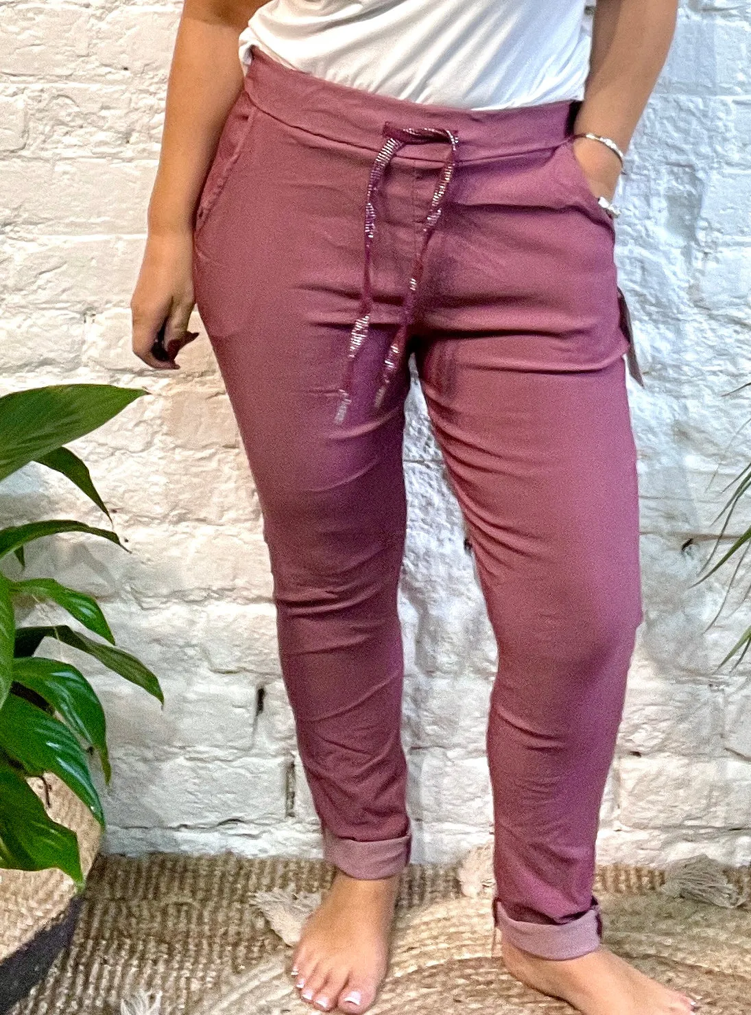 Basic Millie Magic Plain Trousers size 1 With Pockets