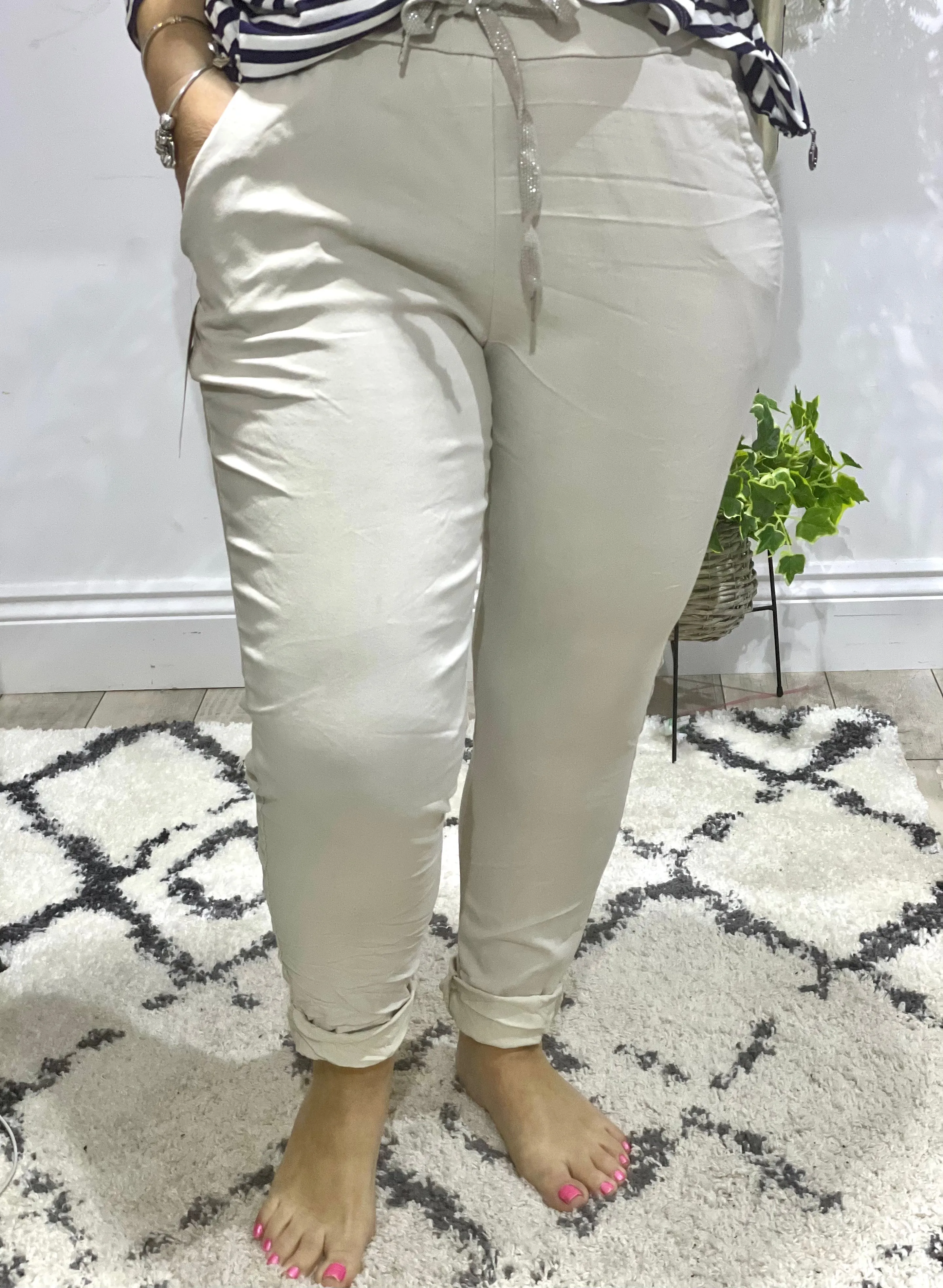 Basic Millie Magic Plain Trousers size 1 With Pockets