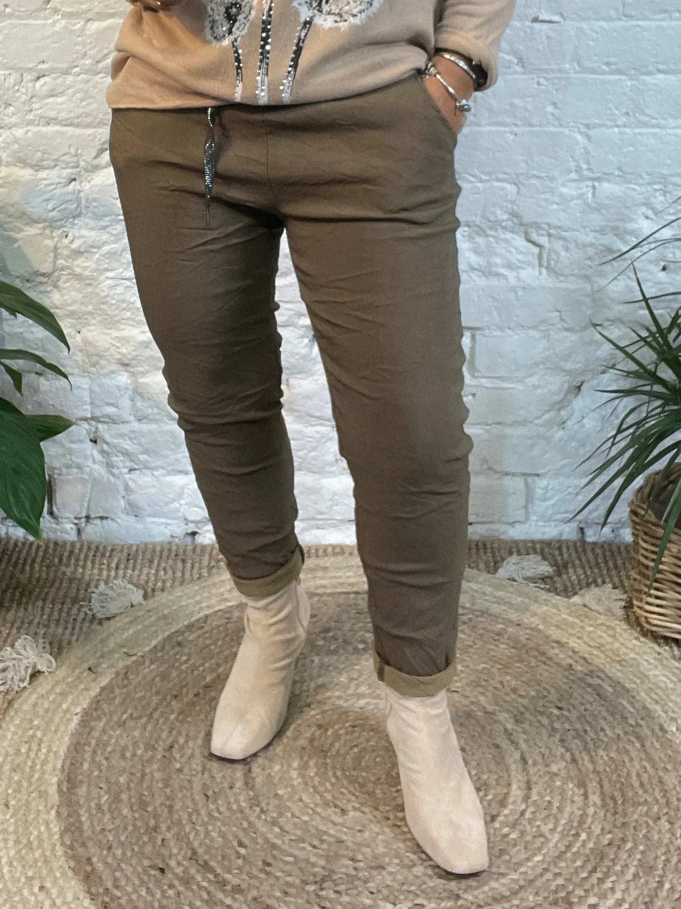 Basic Millie Magic Plain Trousers size 1 With Pockets