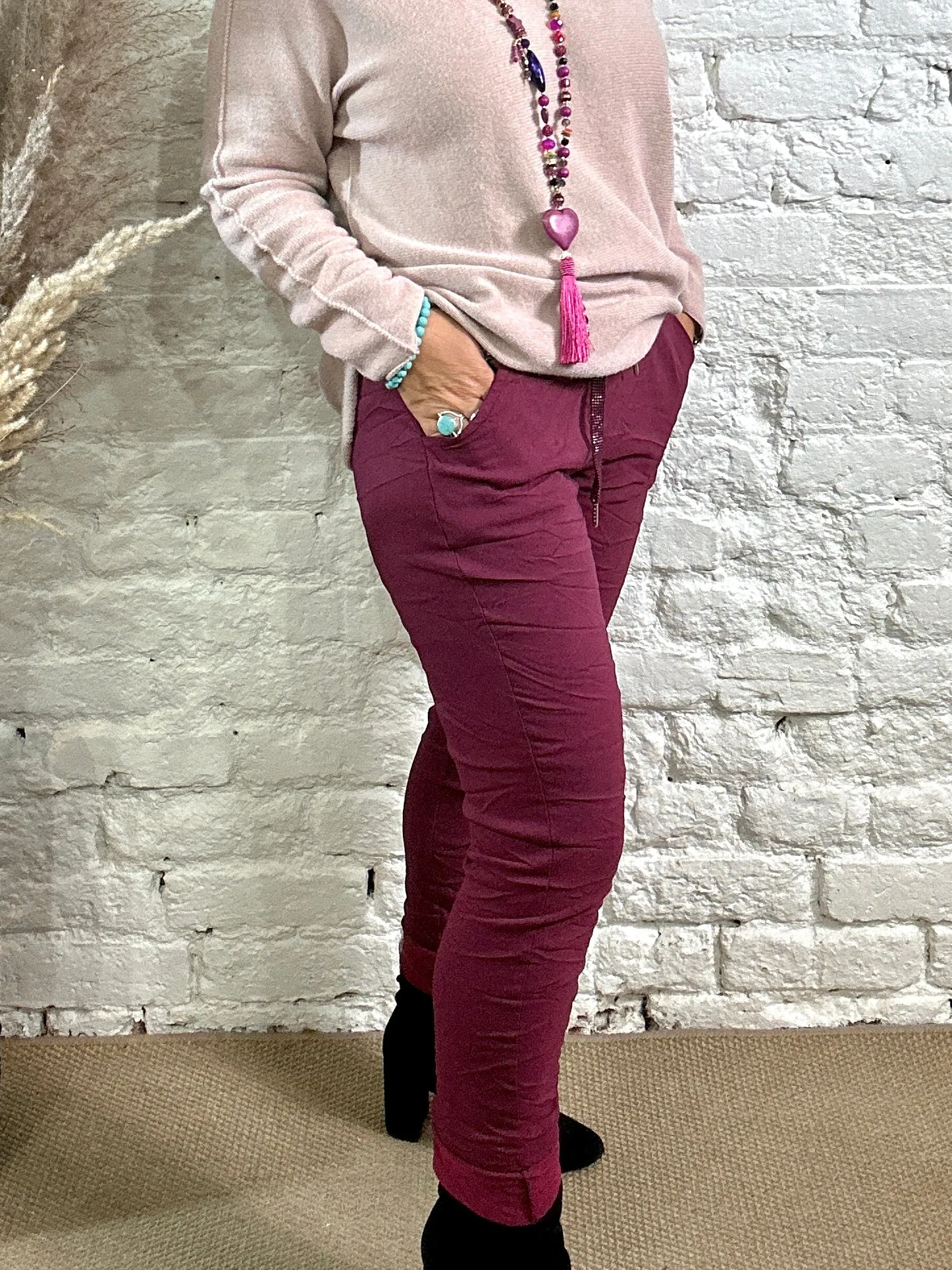 Basic Millie Magic Plain Trousers size 1 With Pockets