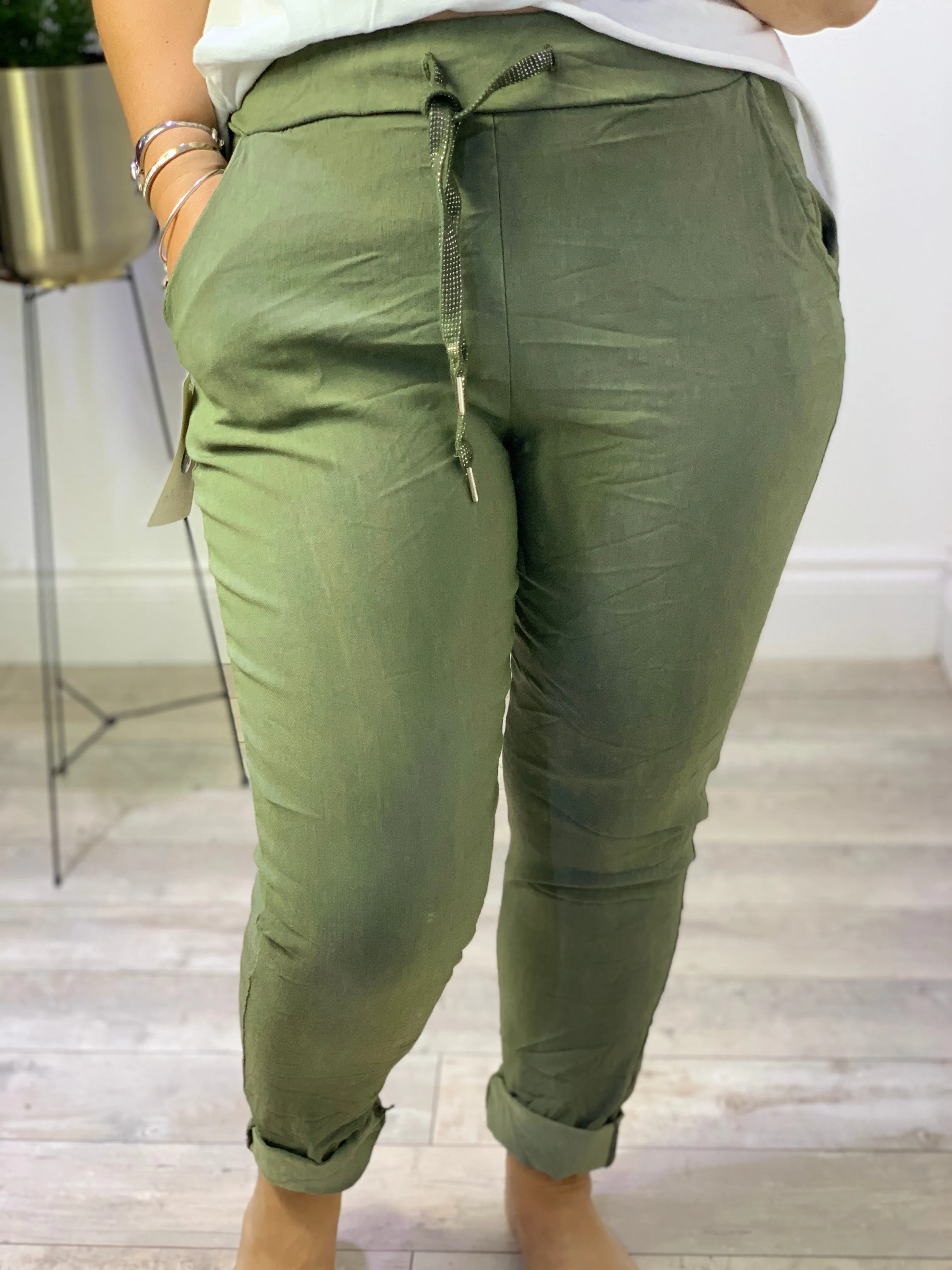 Basic Millie Magic Plain Trousers size 1 With Pockets