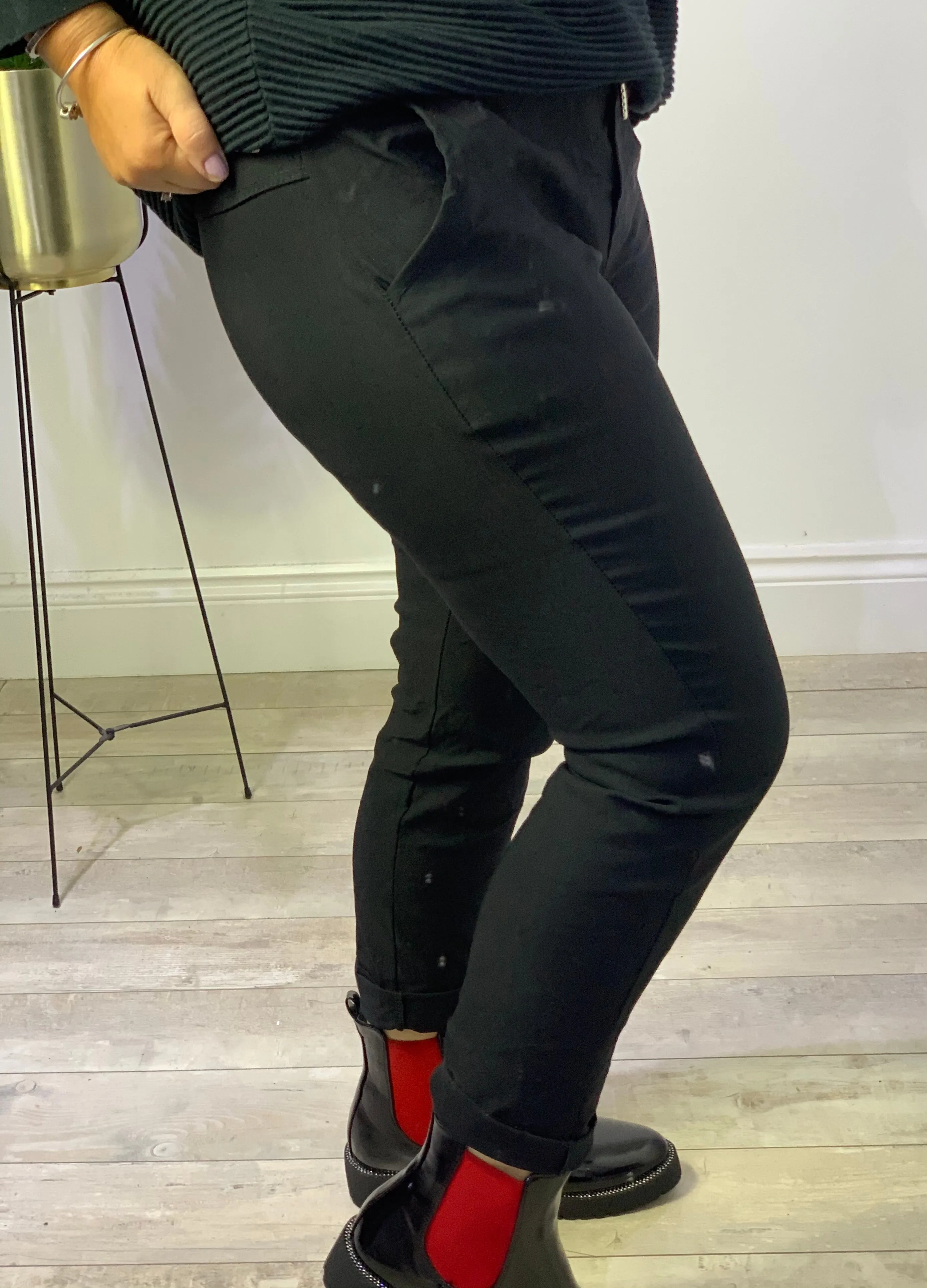 Basic Millie Magic Plain Trousers size 1 With Pockets