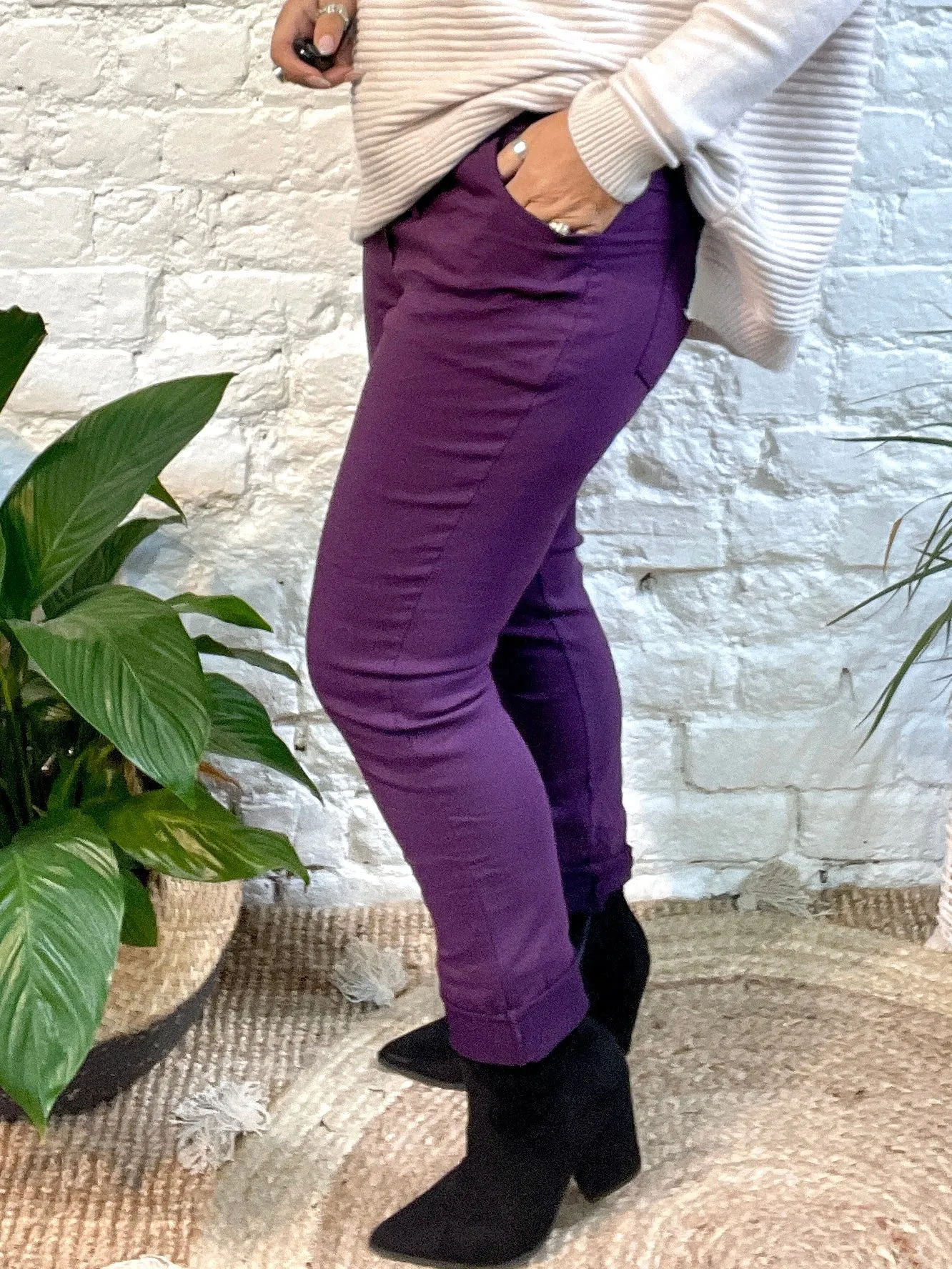 Basic Millie Magic Plain Trousers size 1 With Pockets