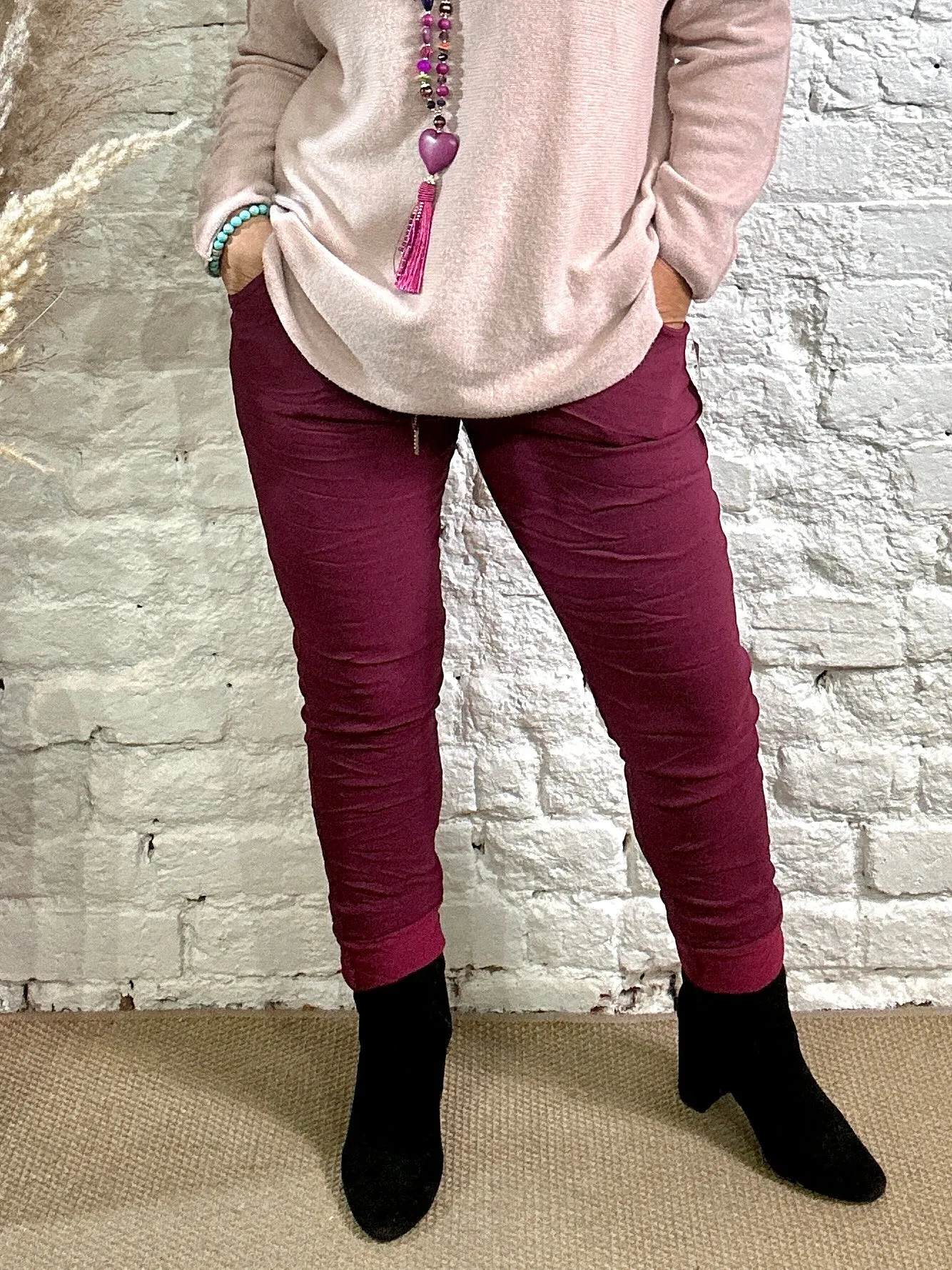 Basic Millie Magic Plain Trousers size 1 With Pockets