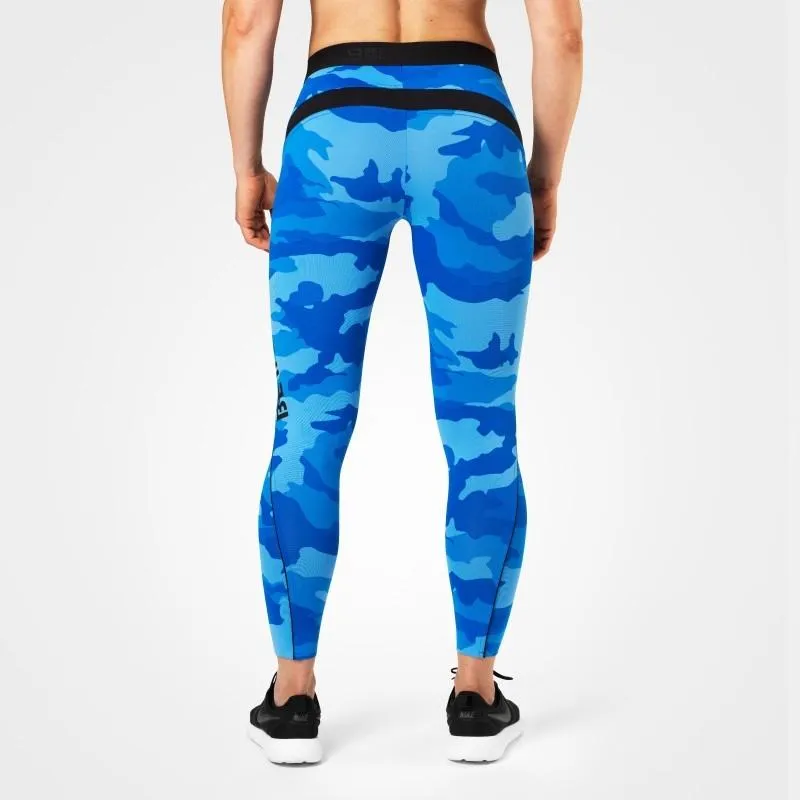 Better Bodies Fitness Curve Tights - Blue Camo