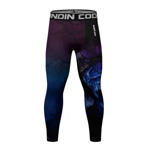 Cody Lundin - Moon Beast - BJJ compression tights /rash guard / Spats /Pants