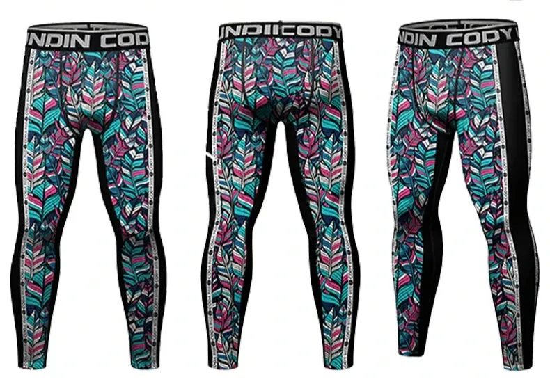 Cody Lundin - Palms - BJJ compression tights /rash guard / Spats /Pants