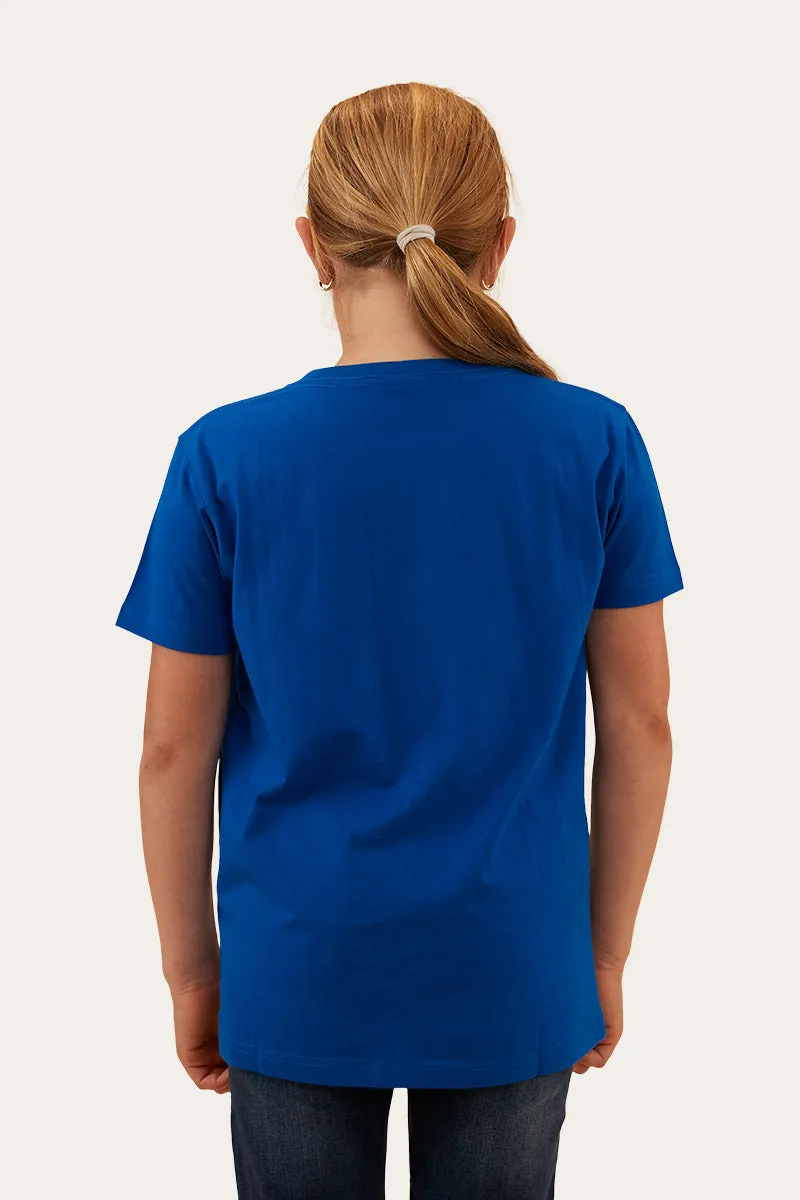 Country Raised Kids Classic Fit T-Shirt - Snorkel Blue