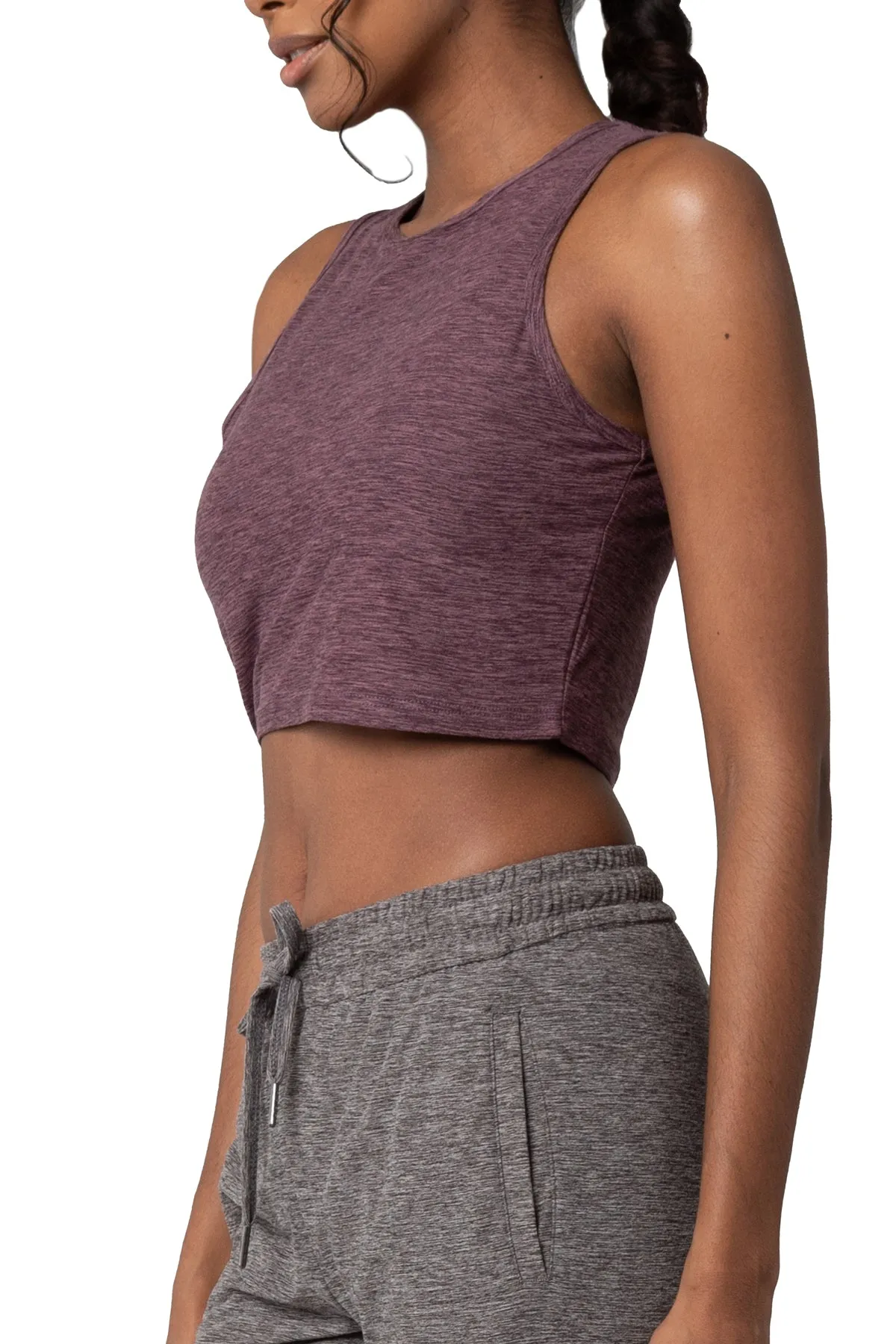 Day-To-Day Side-Tie Crop Tank
