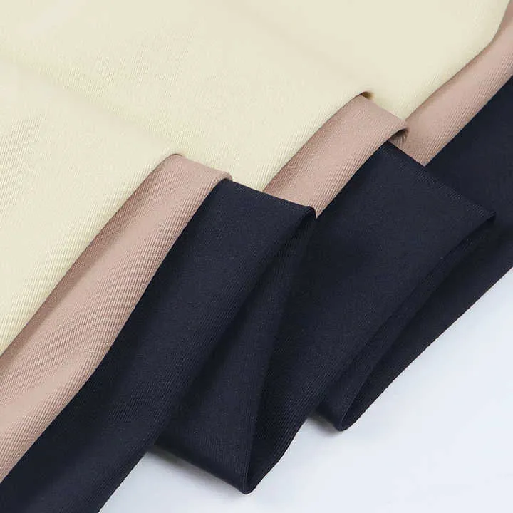 Full Dull Yoga Elastane Fabric Plain Eco-نسيج إيلاستان