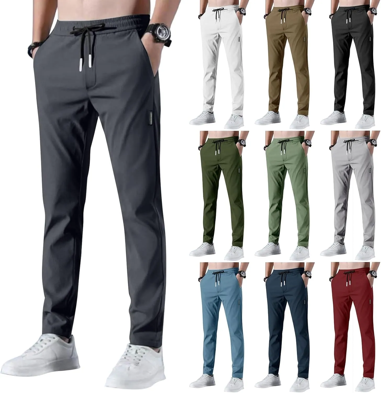 Glide Pants Men, Unisex Quick Dry Breathable Stretch Pants Plus Size Palcomfy Glide Pant Outdoor Active Hiking Pant