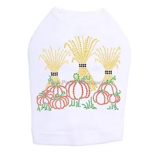 Hay Stacks Pumpkins Rhinestone Tanks- Many Colors