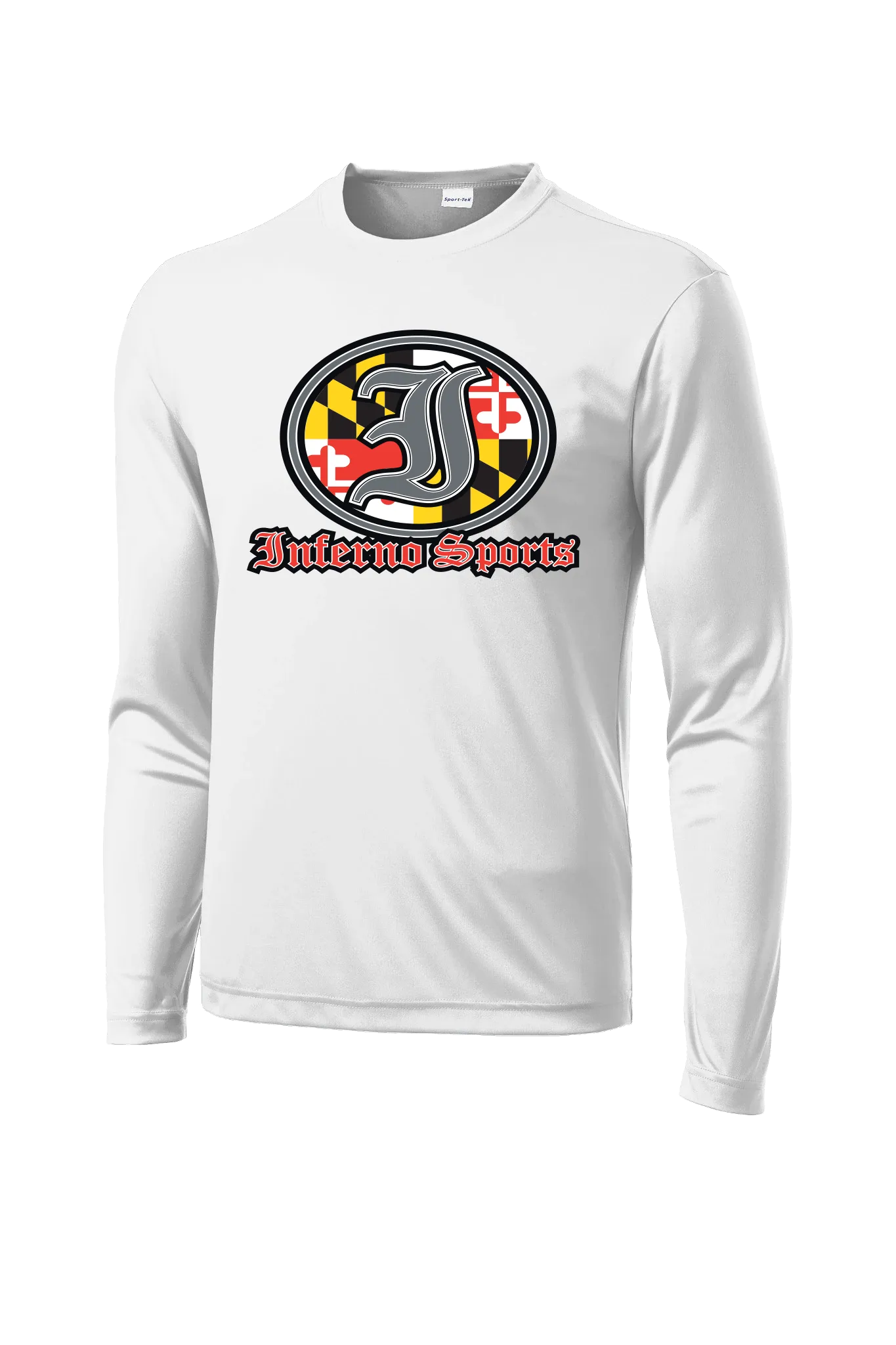 Inferno Sports MD Flag Long Sleeve White