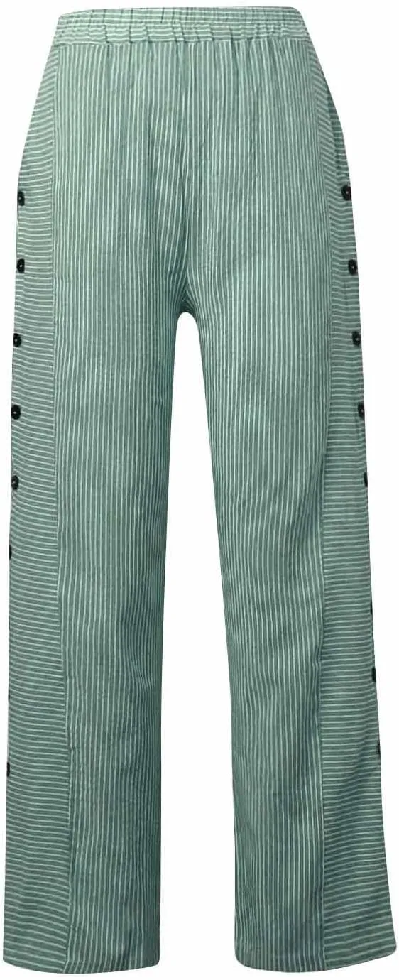 Linen Pants for Women, Peasant Pants Casual Straight Leg Linen Breathable Lounge