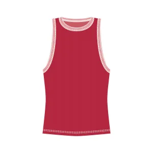Maria Crew Muscle Tank | Crimson White