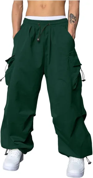 Men's Cool Lightweight Cargo Athletic Pants Fast Dry Joggers Breathable Outdoor Trousers with Pockets