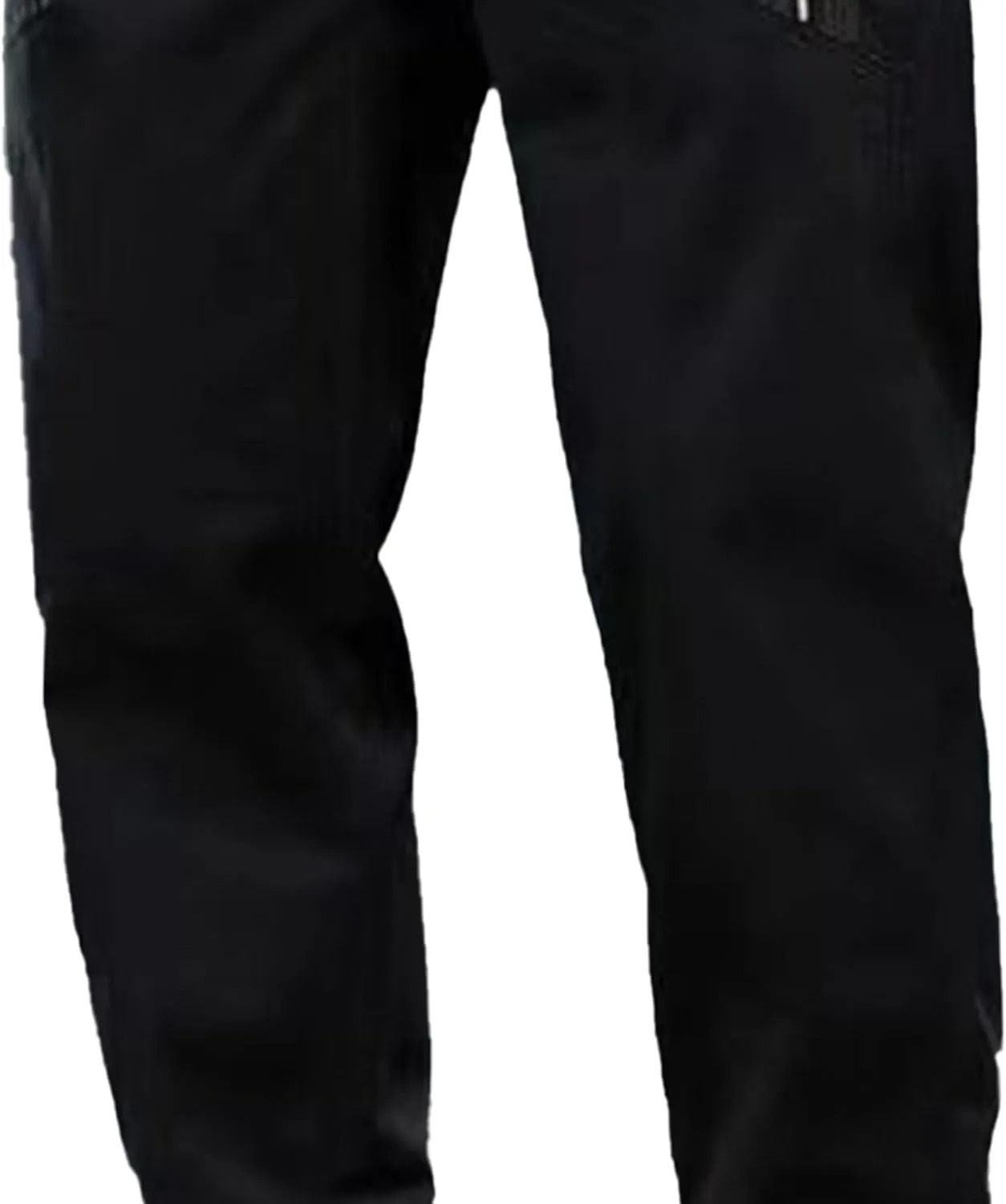 Men's Elastic Waist Solid Joggers Pants Lightweight Stylish Summer Trousers Regular Fit Outdoor Hiking Pants