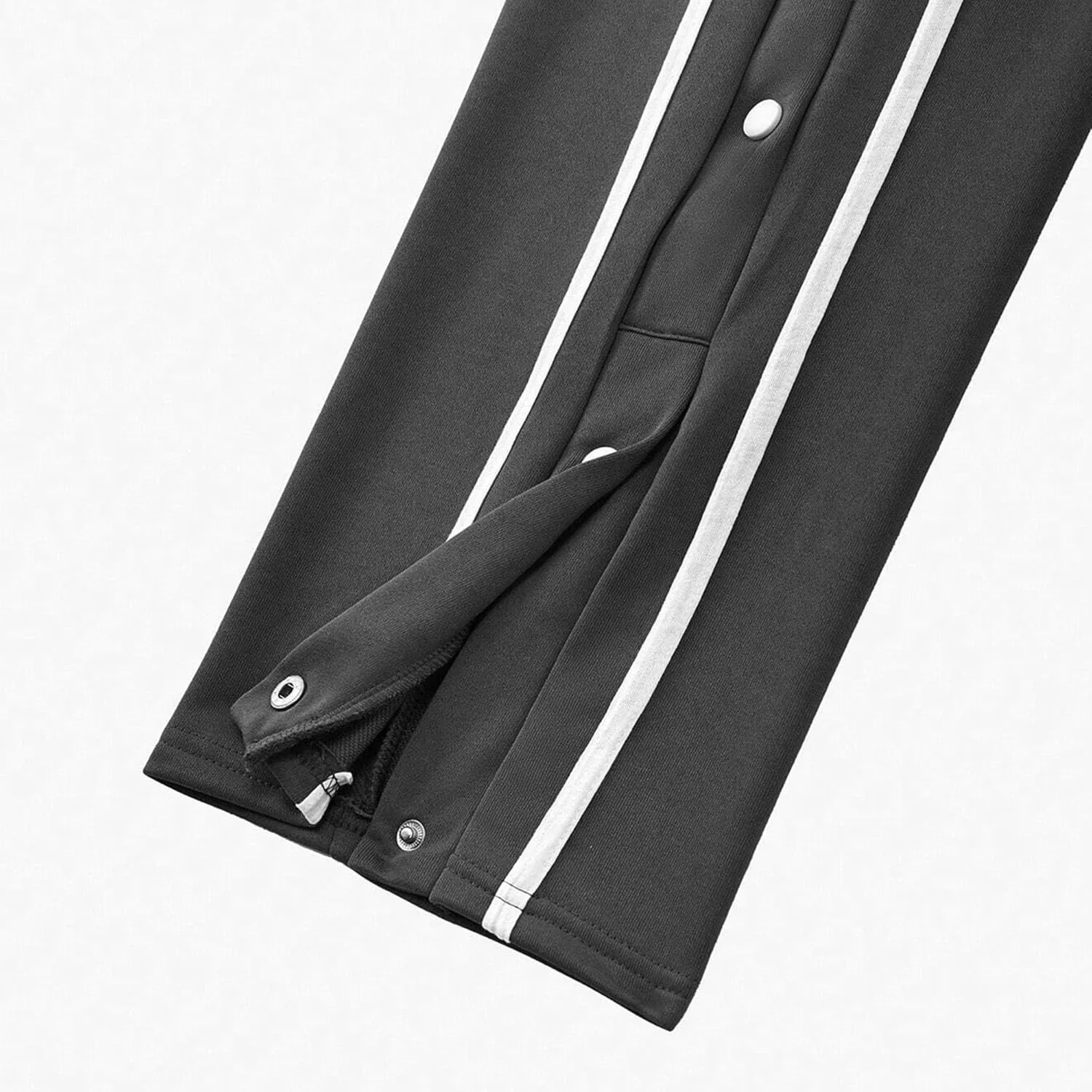 Men's Elastic Waist Stylish Workout Pants Comfort Solid Hiking Joggers Pants Cotton Track Outdoor Trousers