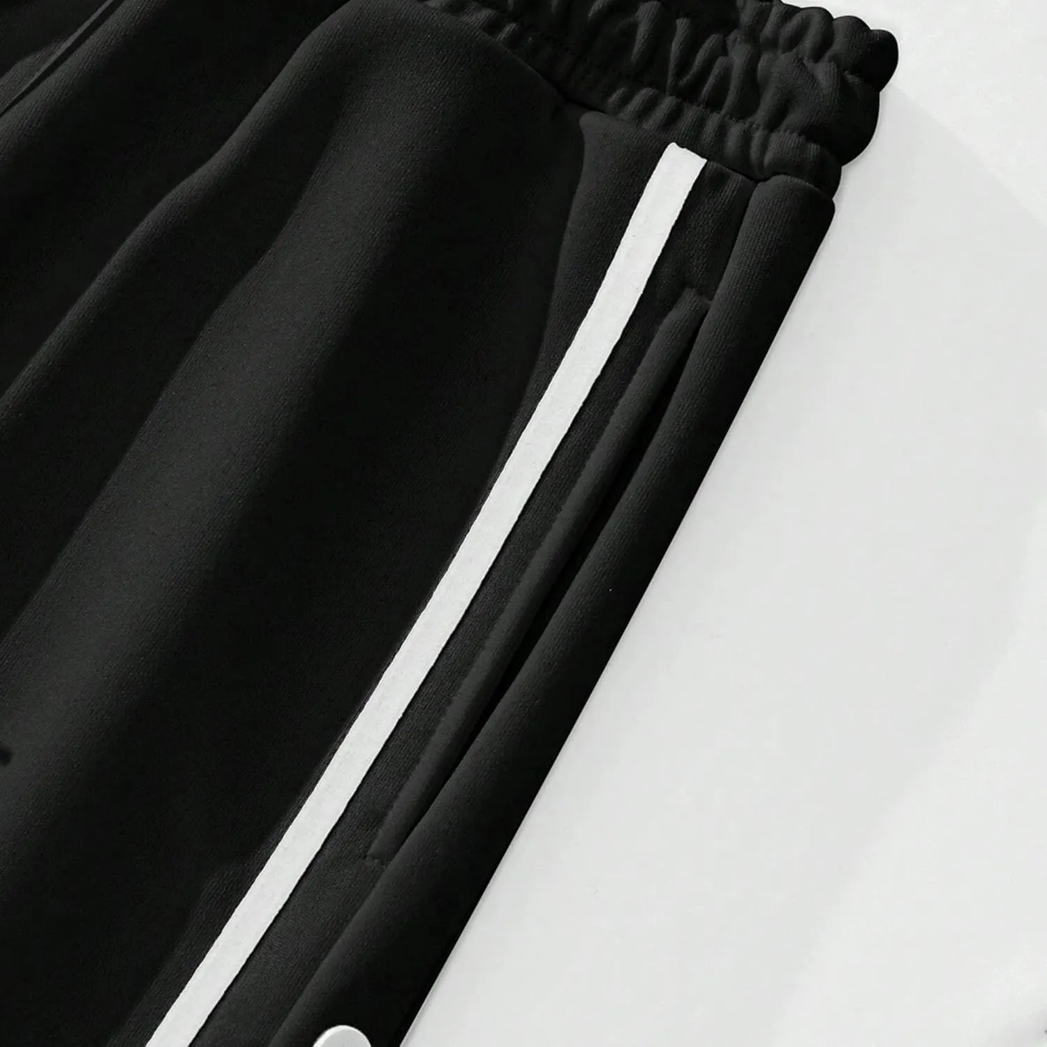 Men's Elastic Waist Stylish Workout Pants Comfort Solid Hiking Joggers Pants Cotton Track Outdoor Trousers
