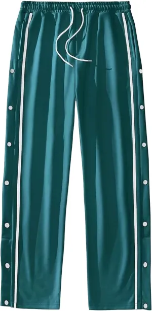 Men's Elastic Waist Stylish Workout Pants Comfort Solid Hiking Joggers Pants Cotton Track Outdoor Trousers