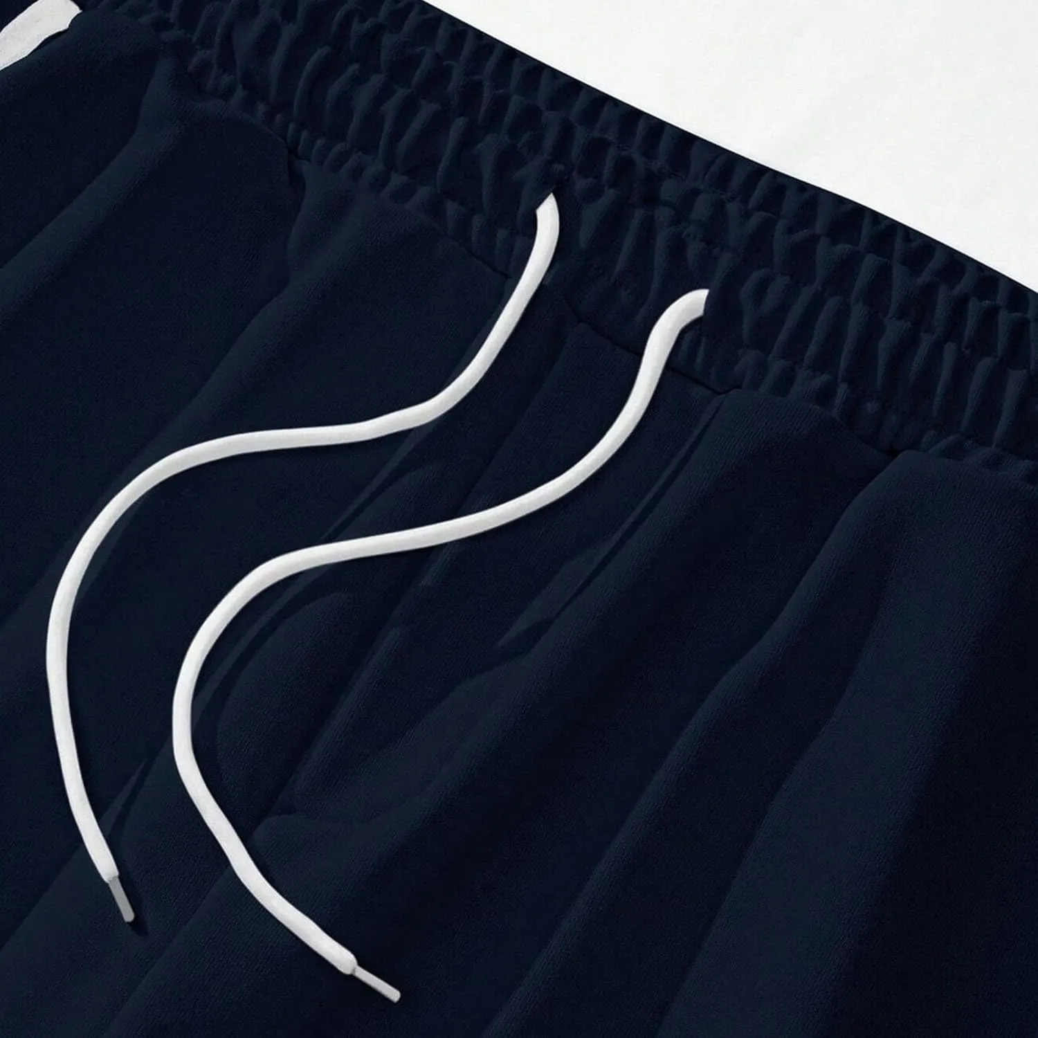 Men's Elastic Waist Stylish Workout Pants Comfort Solid Hiking Joggers Pants Cotton Track Outdoor Trousers