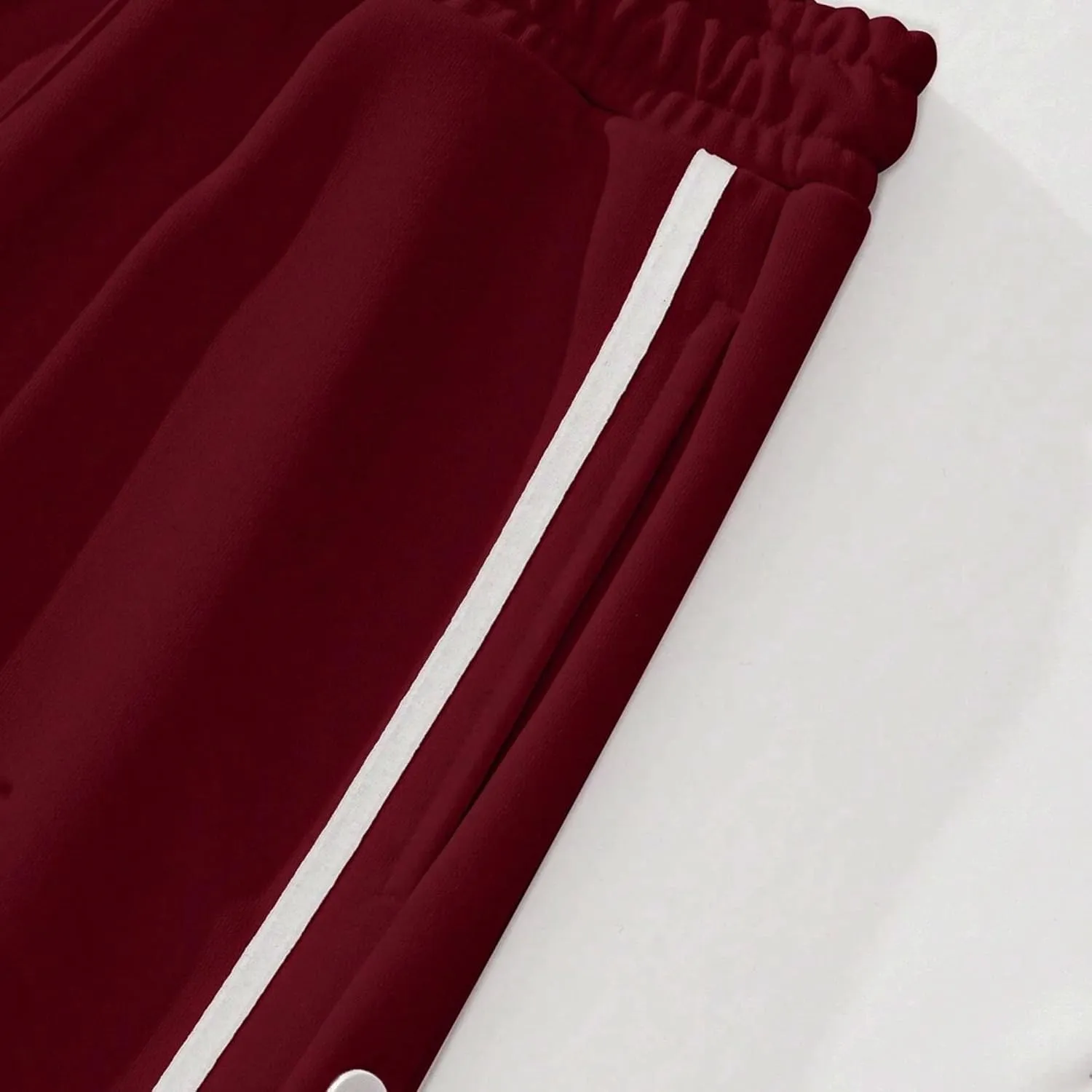 Men's Elastic Waist Stylish Workout Pants Comfort Solid Hiking Joggers Pants Cotton Track Outdoor Trousers