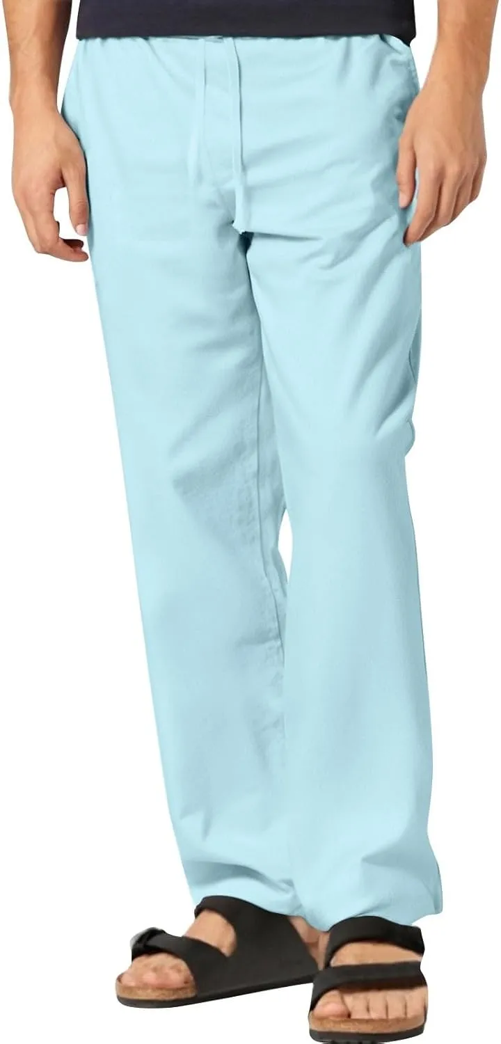 Men's Hip-hop Pants Breathable Linen Loose Casual Daily Sports Home Pants 2025
