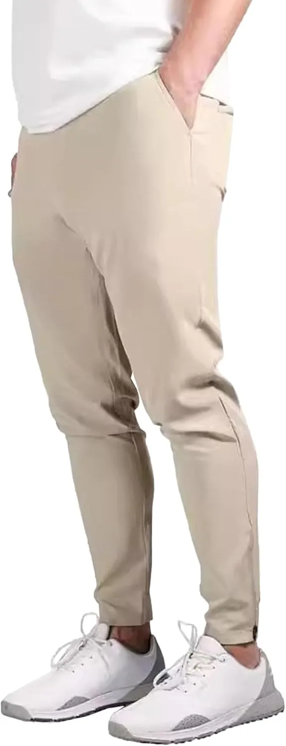 Men's Skinny Business Hiking Pants Slim Fit Outdoor Casual Trousers Comfort Lightweight Joggers Stylish Pants