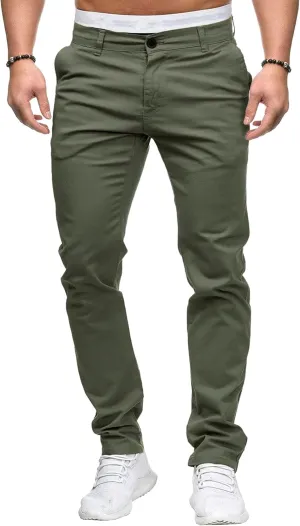 Men's Skinny Business Hiking Pants Slim Fit Outdoor Casual Trousers Comfort Lightweight Joggers Stylish Pants