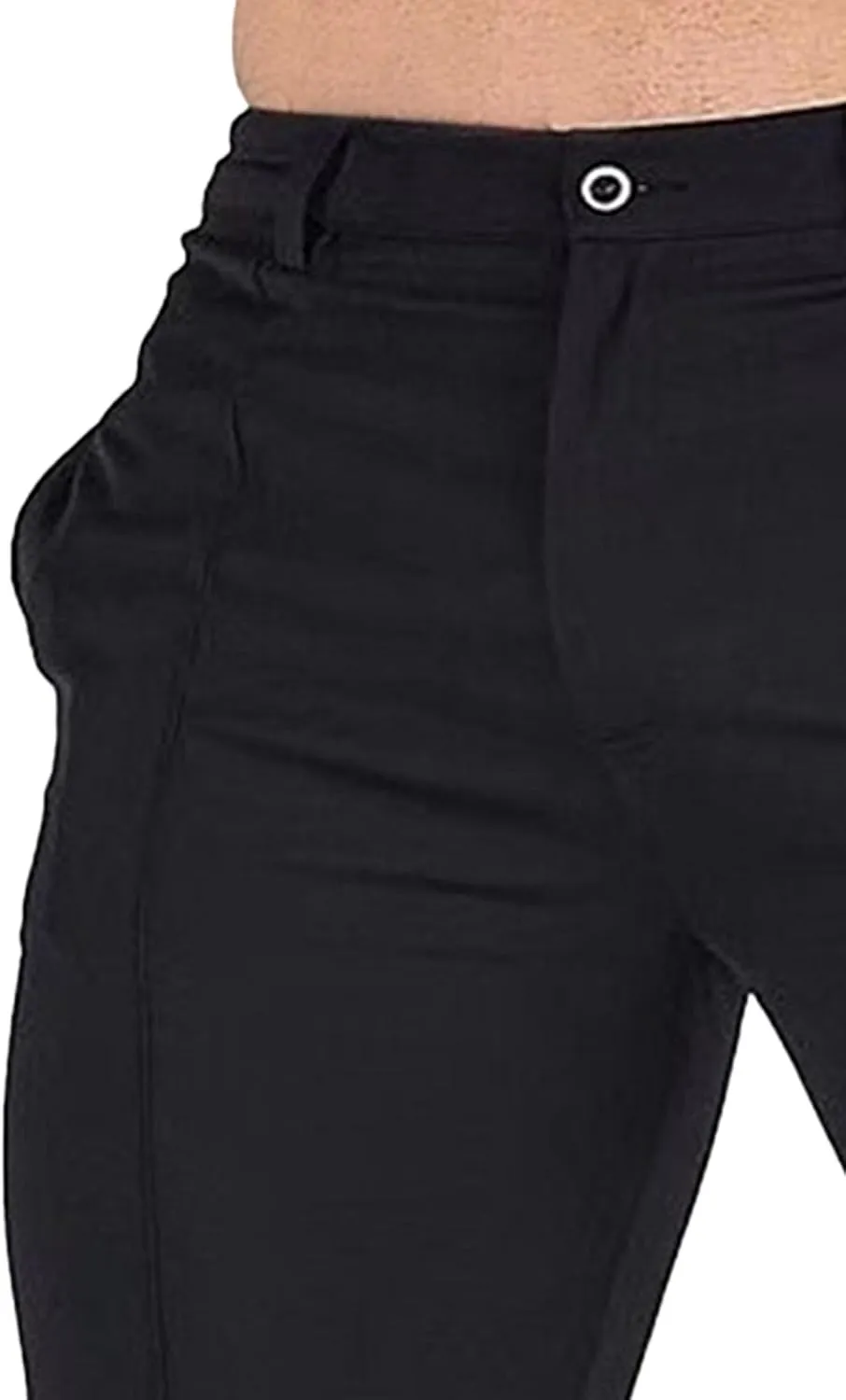 Men's Slim Fit Stylish Outdoor Pants Comfort Business Joggers Trousers Skinny Lightweight Hiking Pants