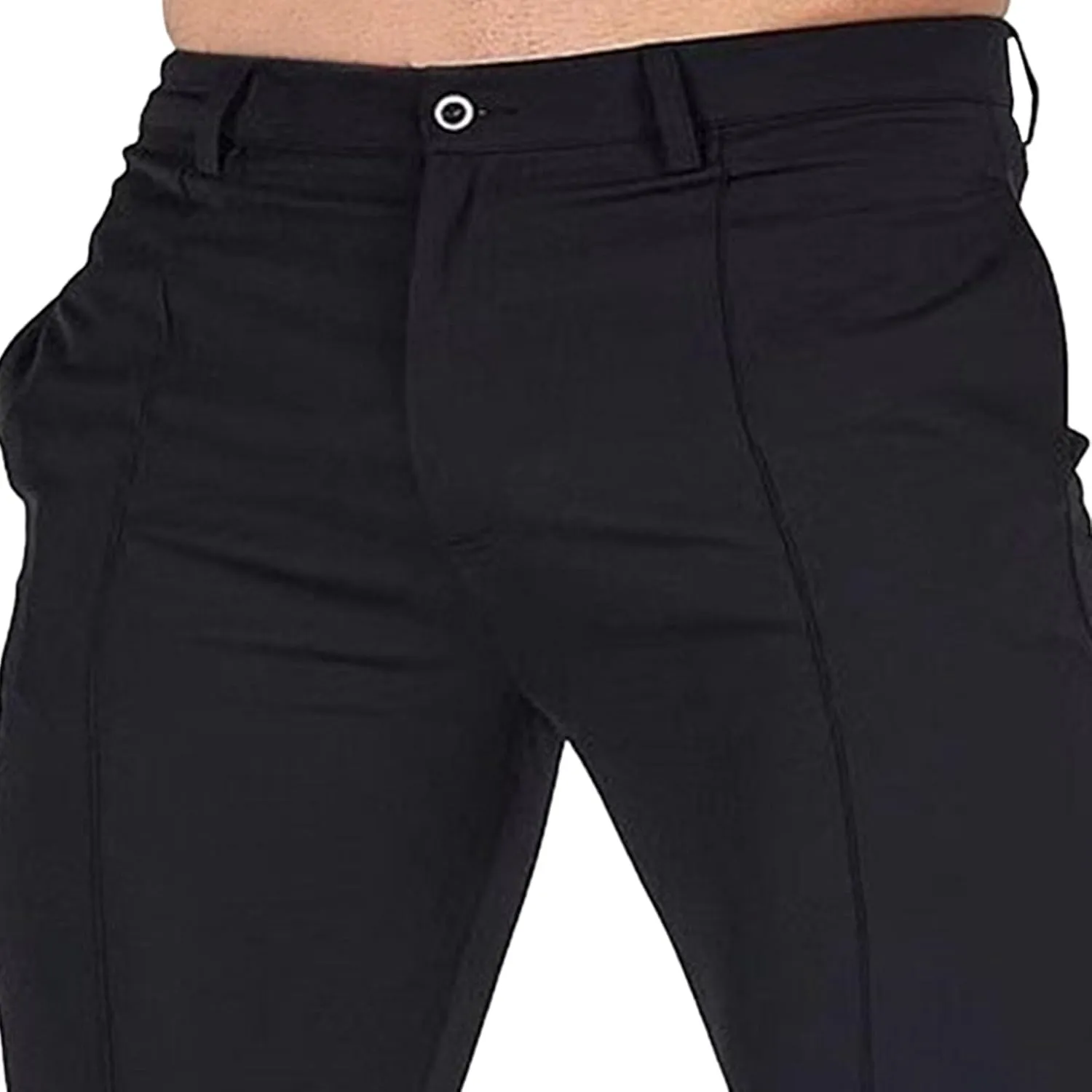 Men's Slim Fit Stylish Outdoor Pants Comfort Business Joggers Trousers Skinny Lightweight Hiking Pants