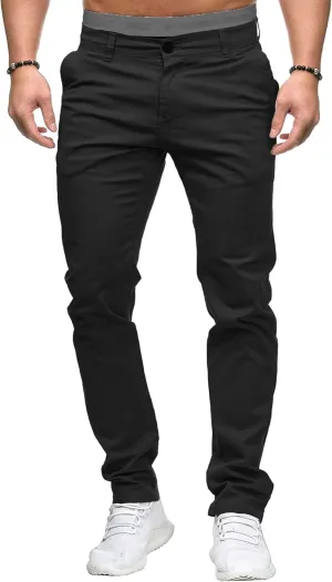 Men's Slim Fit Stylish Outdoor Pants Comfort Business Joggers Trousers Skinny Lightweight Hiking Pants