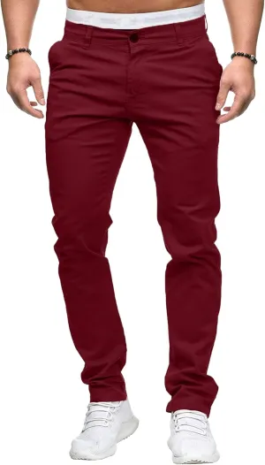Men's Slim Fit Stylish Outdoor Pants Comfort Business Joggers Trousers Skinny Lightweight Hiking Pants