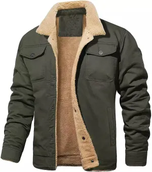 Men's Stylish Jacket Men Jackets Crop Warm Winter Trench Coat S-5XL Men's Winter Jacket