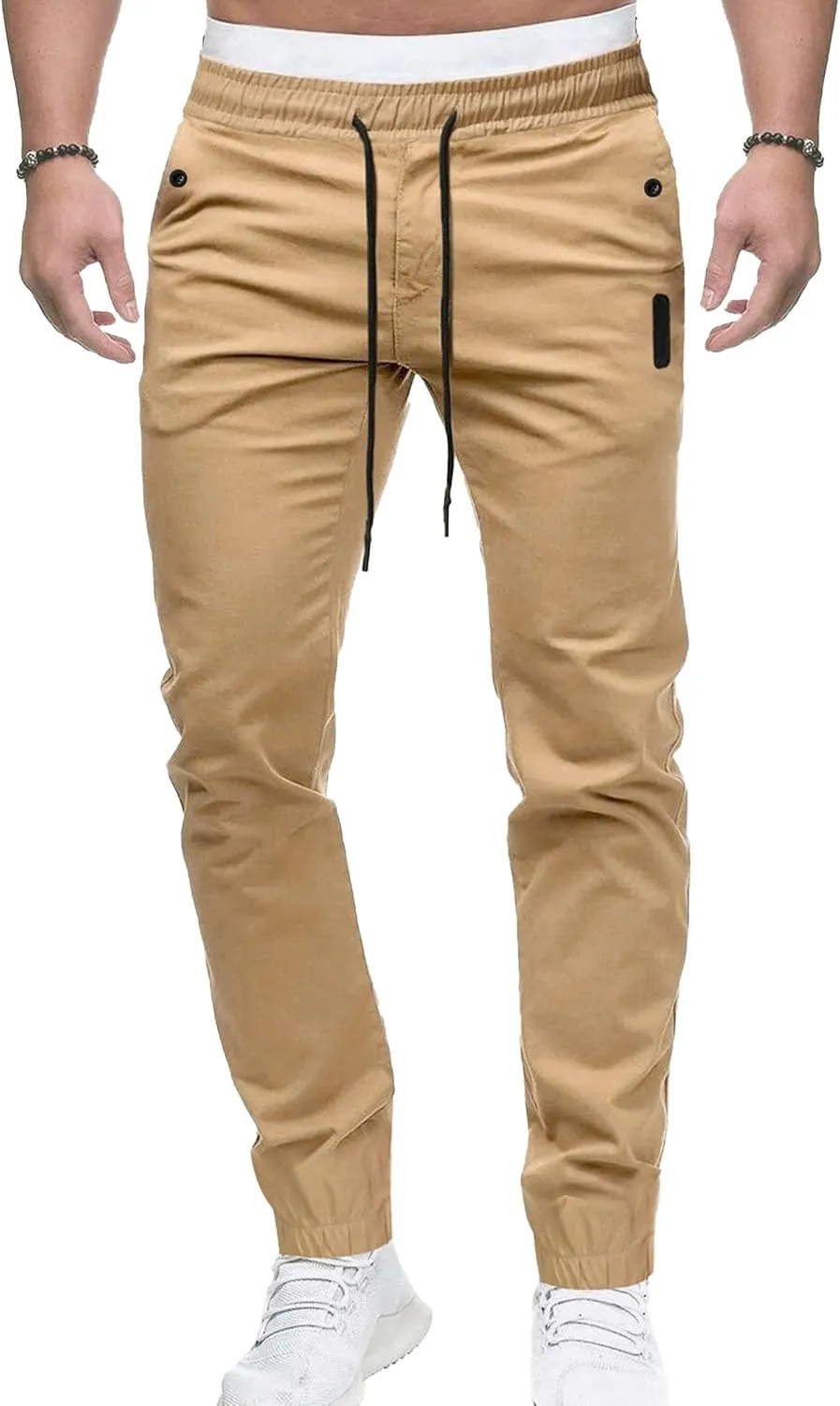 Men's Stylish Stretch Joggers Pants Casual Work Sweatpants Pants Chino Hiking Outdoor Trousers