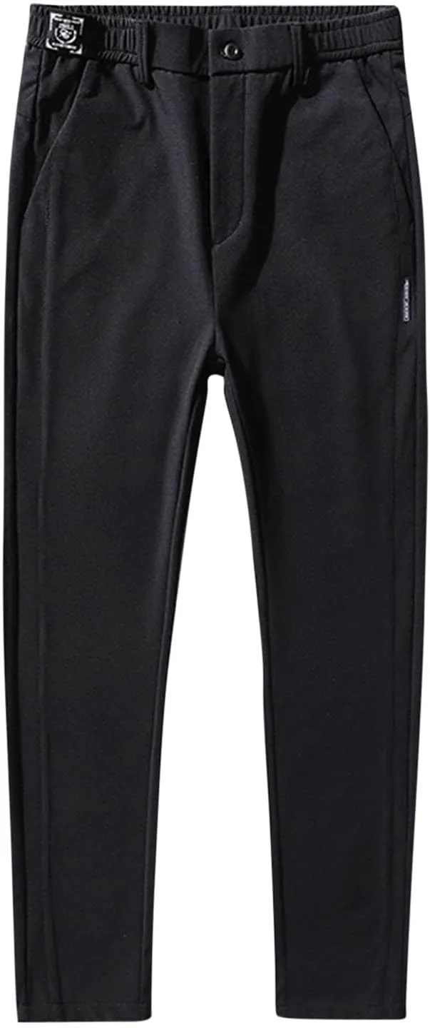 Mens Sweatpants Slim Fit Breathable Quickly-Dry Running Hiking Golf Pants Lightweight Casual Athletic Work Trousers