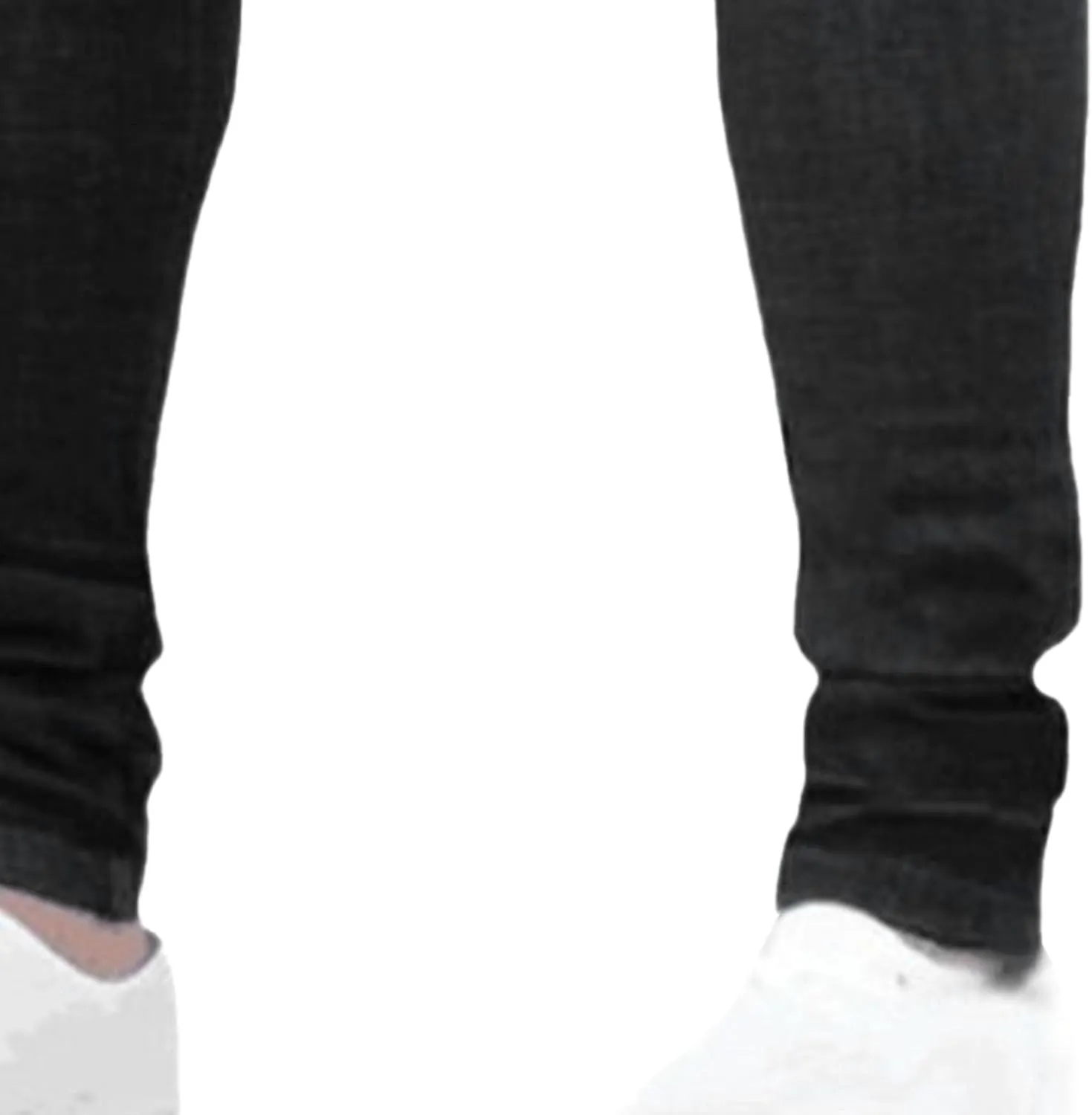 Men's Tapered Leg Comfy Biker Jean Stylish Slim Fit Ripped Jean Pants Stretch Casual Skinny Outdoor Jeans