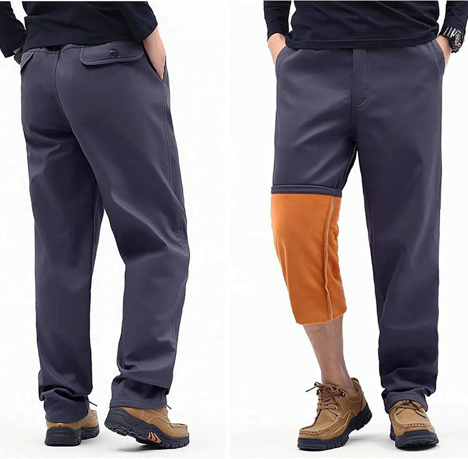 MIDOO Tactical Pants for Men Stretch Casual Drawstring Waist Joggers Lightweight Breathable Active Fishing Hiking Pants