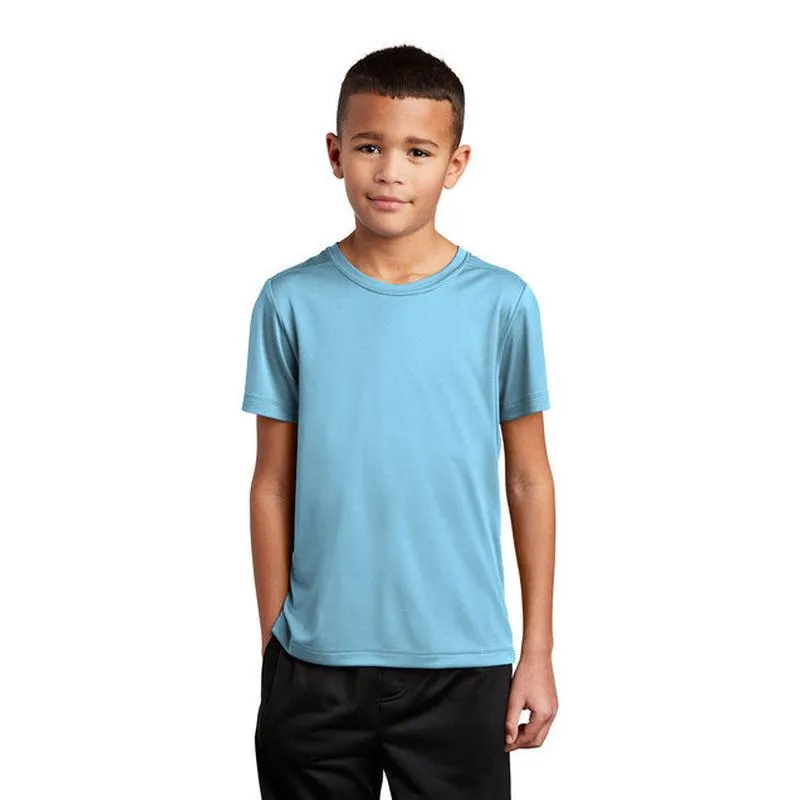SEI TEAM BRIAN Sport-Tek  Youth Posi-UV  Pro Tee - Light Blue