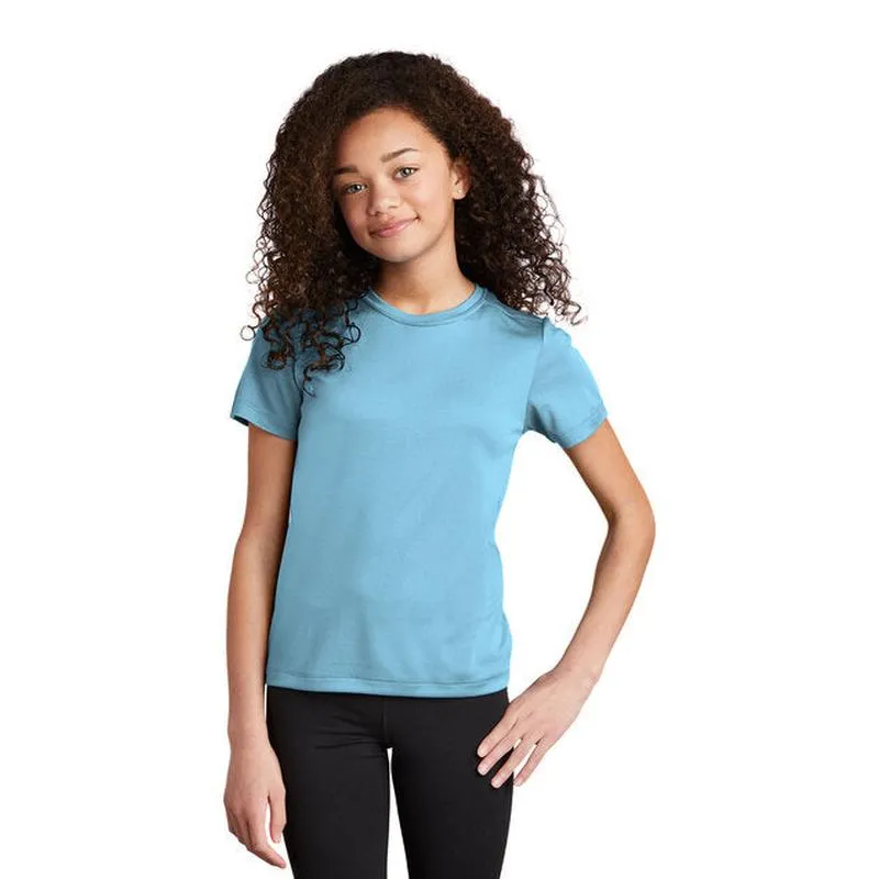 SEI TEAM BRIAN Sport-Tek  Youth Posi-UV  Pro Tee - Light Blue