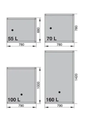 VETUS Flexible waste/water tanks