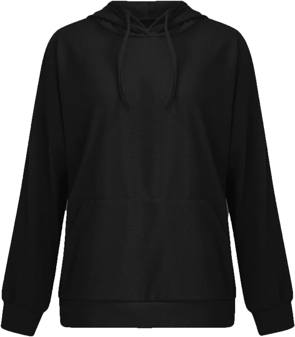 Women's 2025 Waffle Knit Hoodies Stylish Oversized Sweatshirts with Drawstring Hooded Lightweight Athletic Hoody Tops