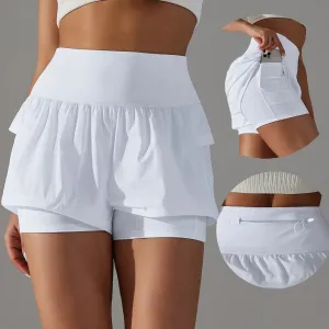 Women's Athletic Shorts with Pockets - Yoga & Running