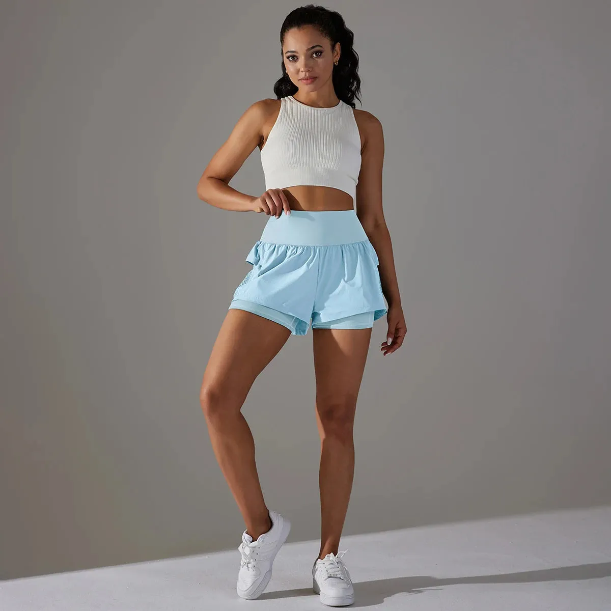 Women's Athletic Shorts with Pockets - Yoga & Running